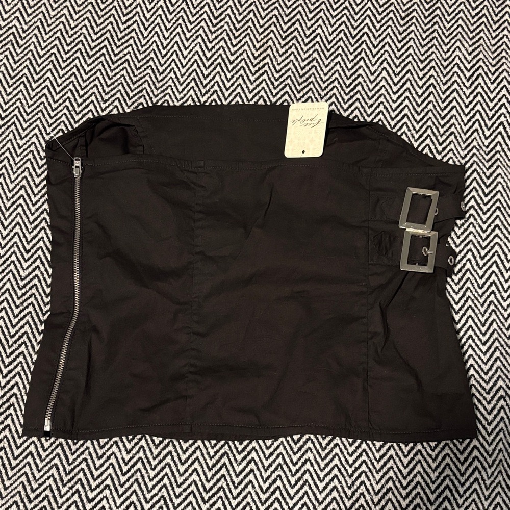 Free People Black Strapless Top - Picture 4 of 7